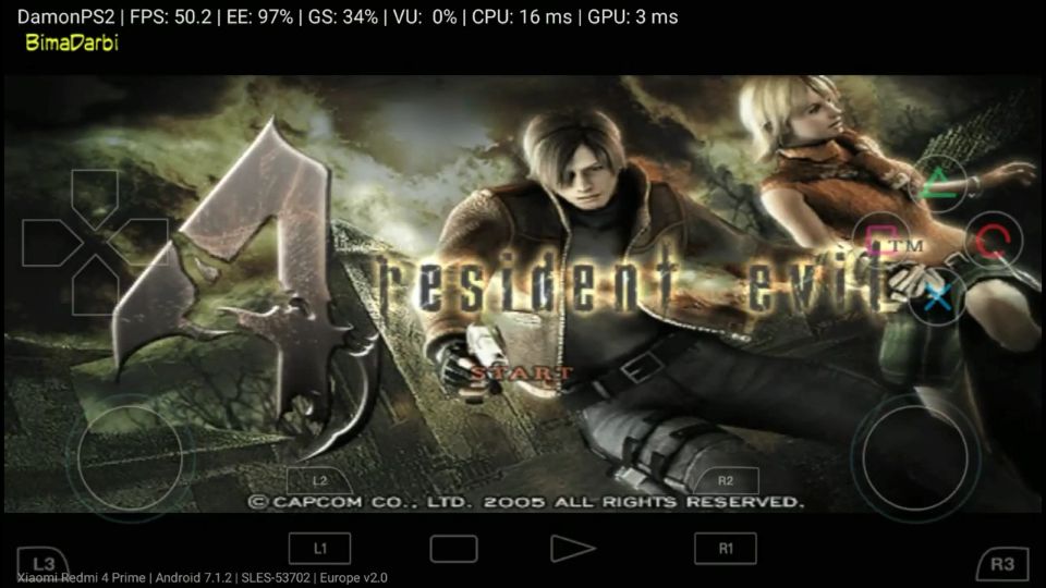 Resident Evil 4 PS2 Emulator Android - DamonPS2 Pro Android