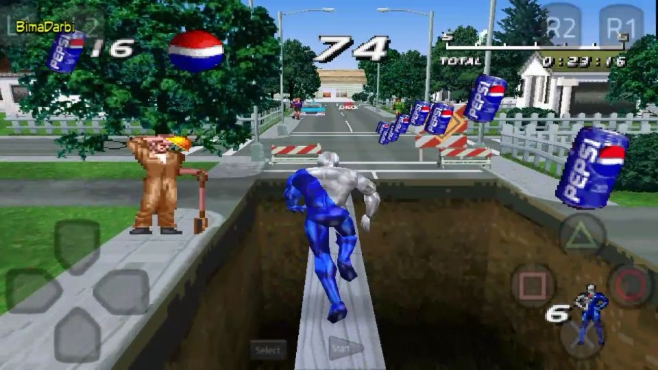 (PS1 Android) PepsiMan HD | ePSXe Android #3