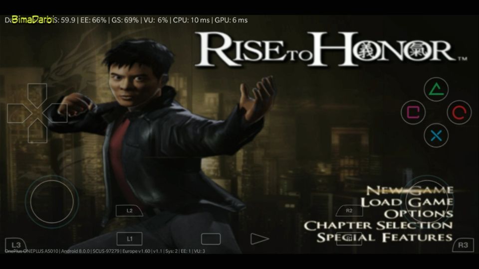 Jet Li: Rise to Honor PS2 Emulator Android - AetherSX2 Android #1