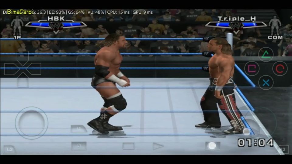 WWE SmackDown vs. Raw 2007 PS2 Emulator Android - DamonPS2 Pro Android