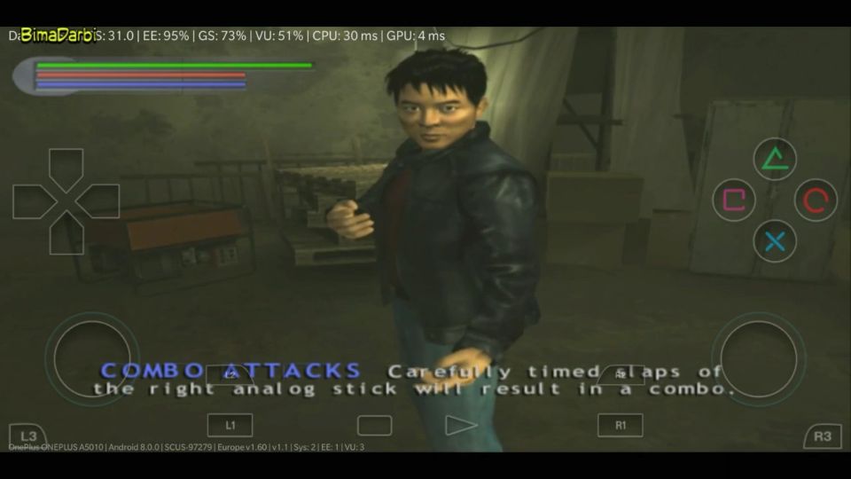 Jet Li: Rise to Honor PS2 Emulator Android - AetherSX2 Android #2
