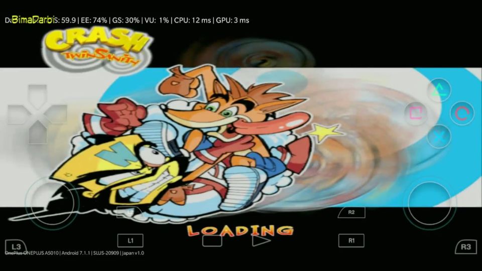 (PS2 Android) Crash Twinsanity | DamonPS2 Pro Android #1