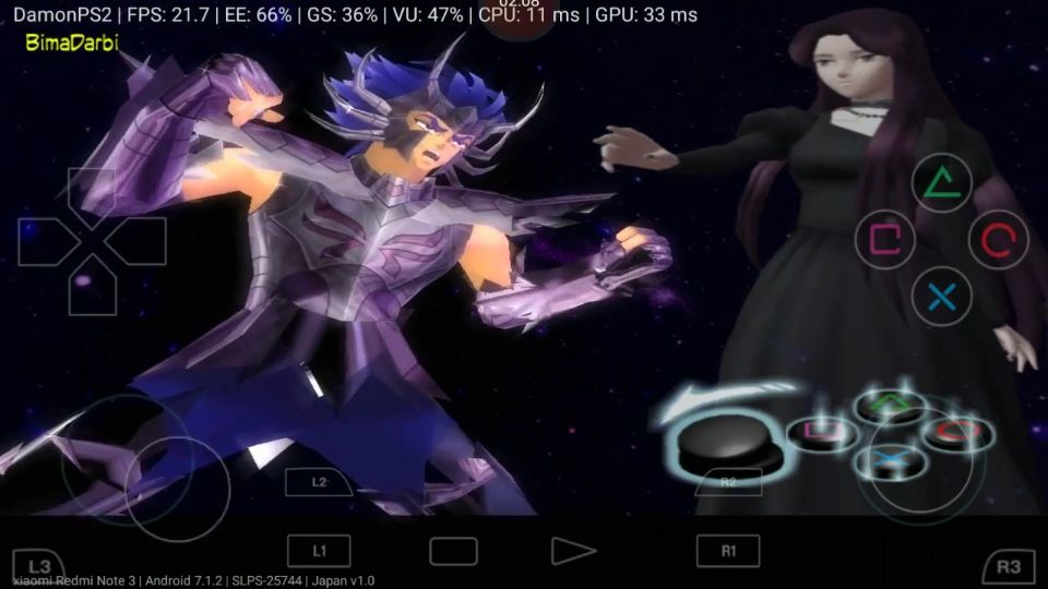 (PS2 Android) Saint Seiya The Hades | DamonPS2 Pro Android #1