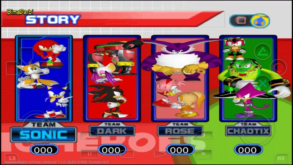 (PS2 Android) Sonic Heroes | DamonPS2 Pro Android #1