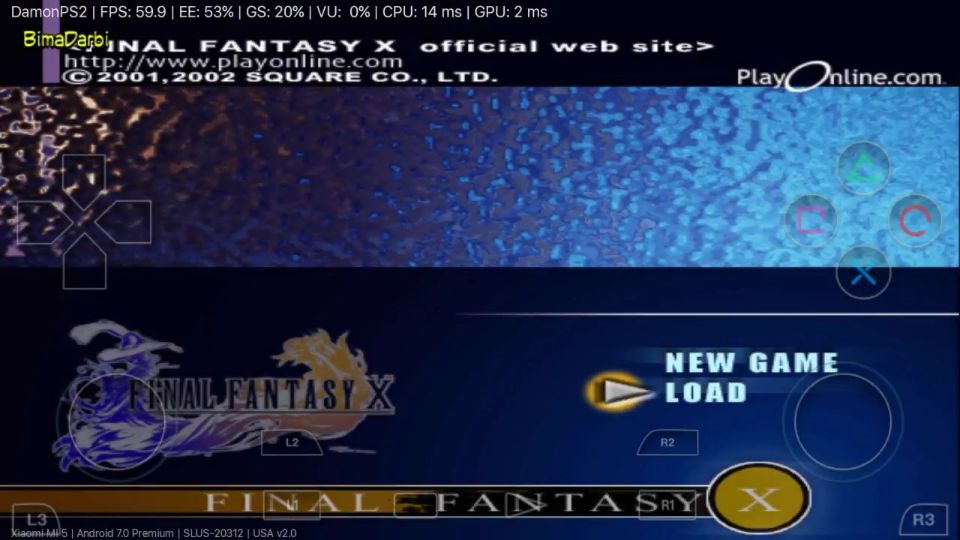 (PS2 Android) Final Fantasy X | DamonPS2 Pro Android #1