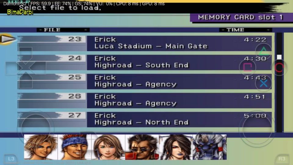 (PS2 Android) Final Fantasy X | DamonPS2 Pro Android #2