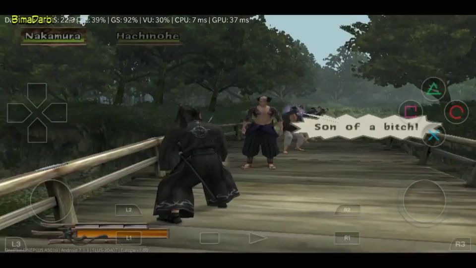 (PS2 Android) Way of the Samurai | DamonPS2 Pro Android #2