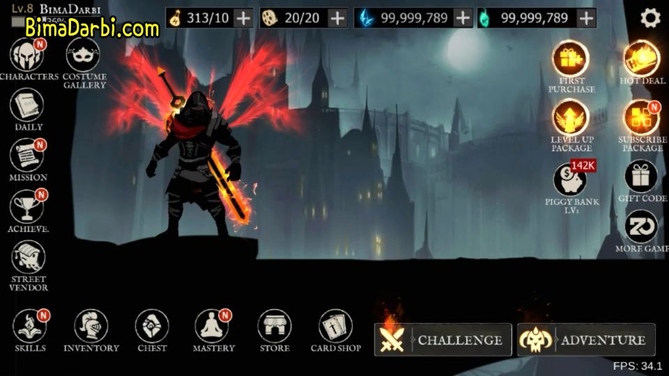 (Game Android HD) Shadow of Death: Dark Knight [Mod] | [Action, RPG, Mod, Offline] #2
