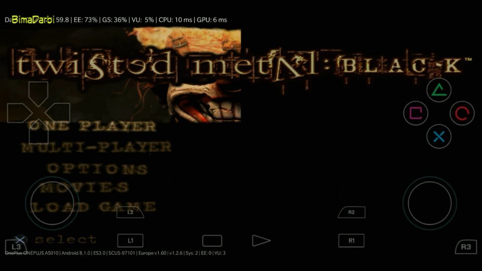 Twisted Metal Black PS2 Emulator Android - AetherSX2 Android #1