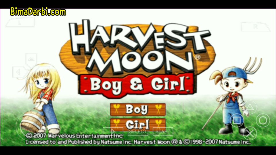 (PSP Android) Harvest Moon Boy & Girl | PPSSPP Android #1