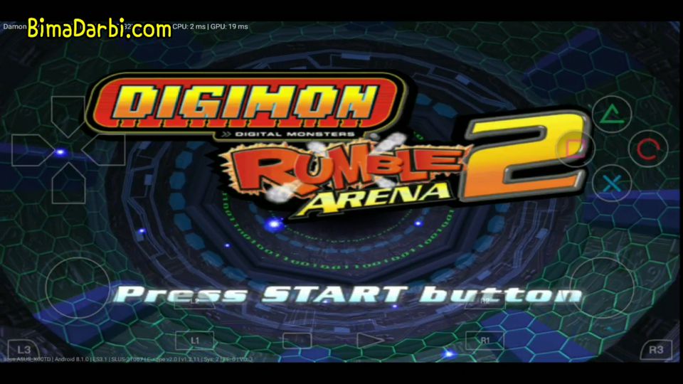 (PS2 Android) Digimon Rumble Arena 2 | DamonPS2 Pro Android #1