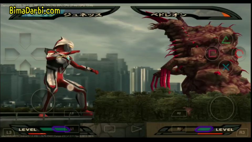 (PS2 Android) Ultraman Nexus (video game) | DamonPS2 Pro Android #3