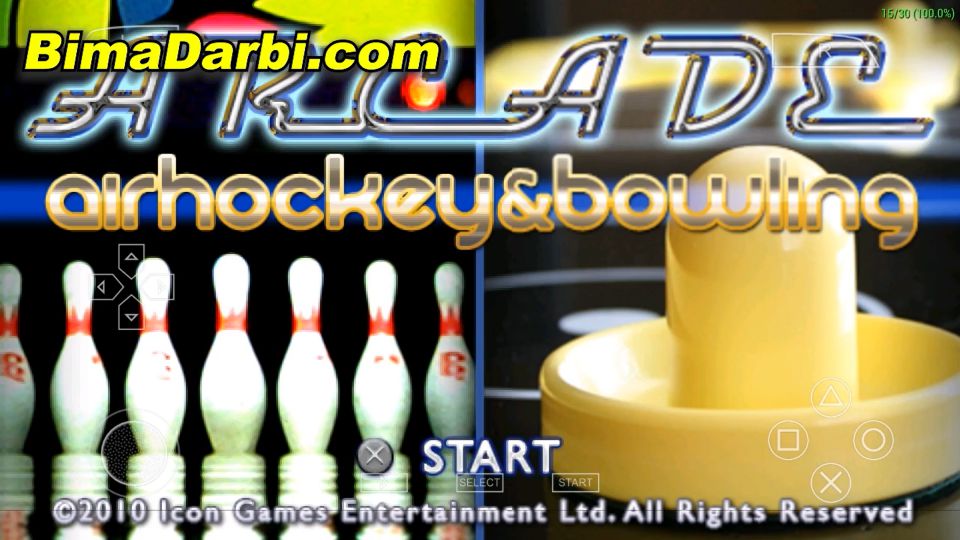 (PSP Android) Arcade Air Hockey & Bowling | PPSSPP Android #1