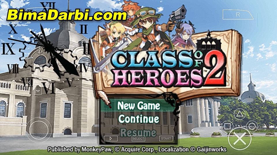(PSP Android) Class of Heroes 2 | PPSSPP Android | Best Setting For Android #1
