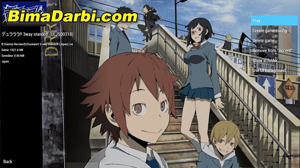 (PSP Android) Durarara!! 3way standoff | PPSSPP Android | Best Setting For Android #1