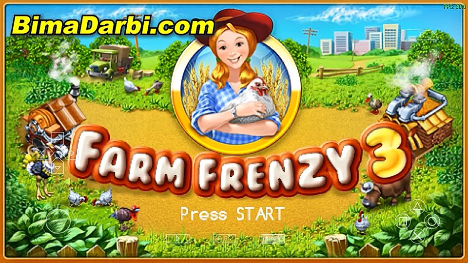(PSP Android) Farm Frenzy 3 | PPSSPP Android | Best Setting For Android #1
