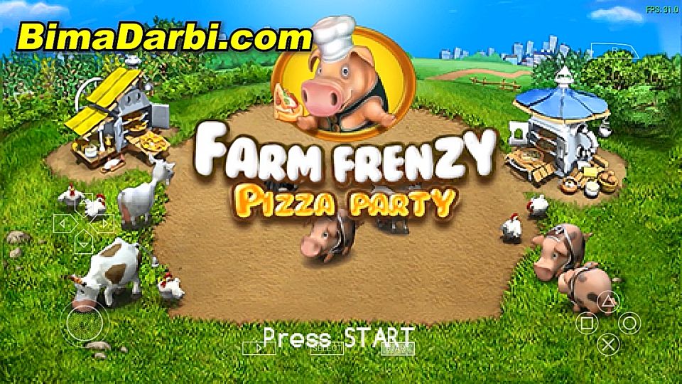 (PSP Android) Farm Frenzy: Pizza Party | PPSSPP Android | Best Setting For Android #1