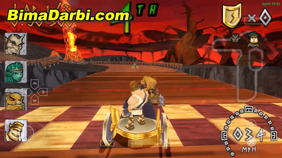 Heracles Chariot Racing | PPSSPP Android | Best Setting For Android #3