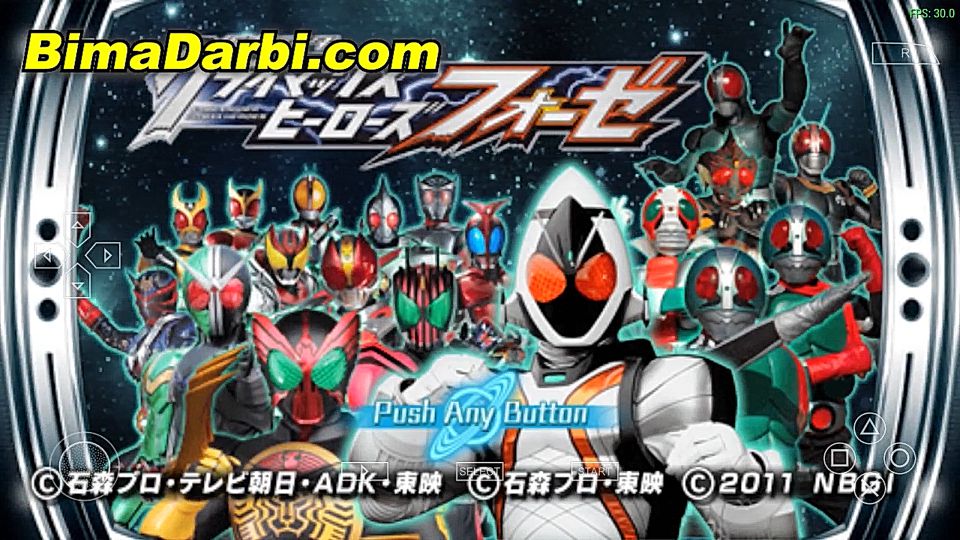 Kamen Rider Climax Heroes Fourze | PPSSPP Android | Best Setting For Android #1