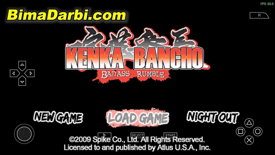 Kenka Bancho: Badass Rumble | PPSSPP Android | Best Setting For Android #1