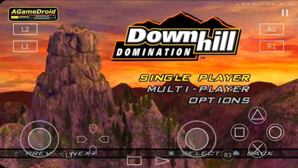Downhill Domination PS2 Emulator For Android AetherSX2 #1