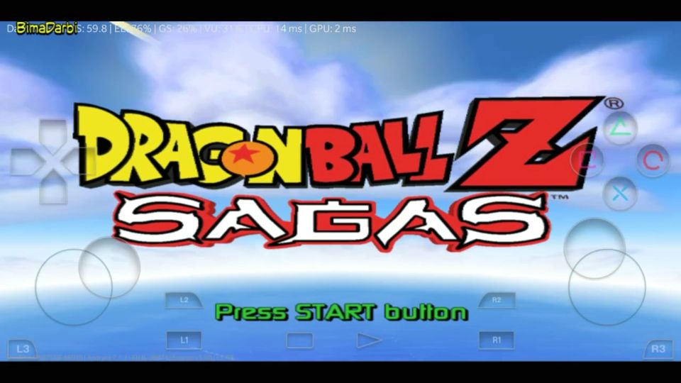 DragonBall Z Sagas PS2 Emulator Android - AetherSX2 Android