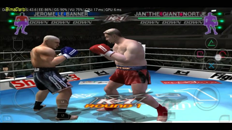 K-1 World Grand Prix PS2 Emulator Android - AetherSX2 Android