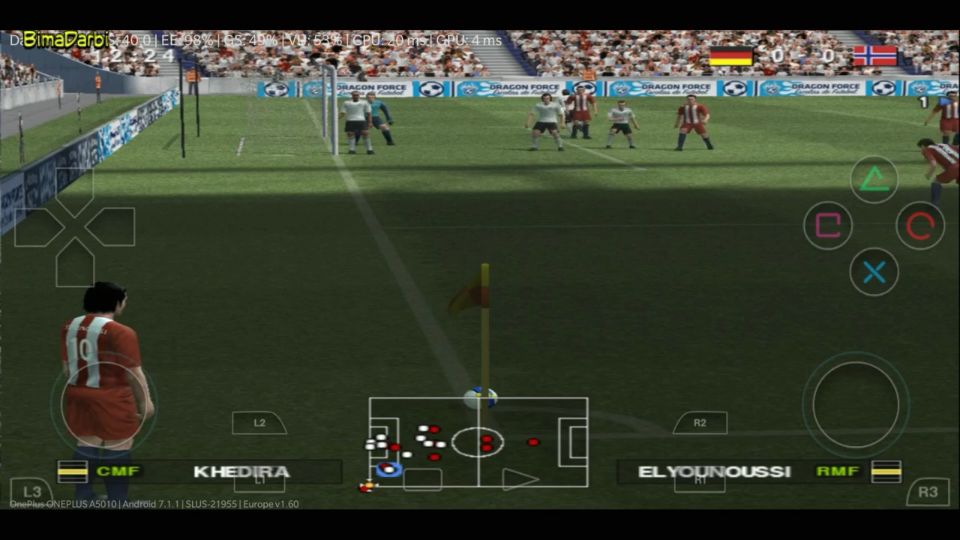 Pro Evolution Soccer 2013 PS2 Emulaator Android - AetherSX2 Android