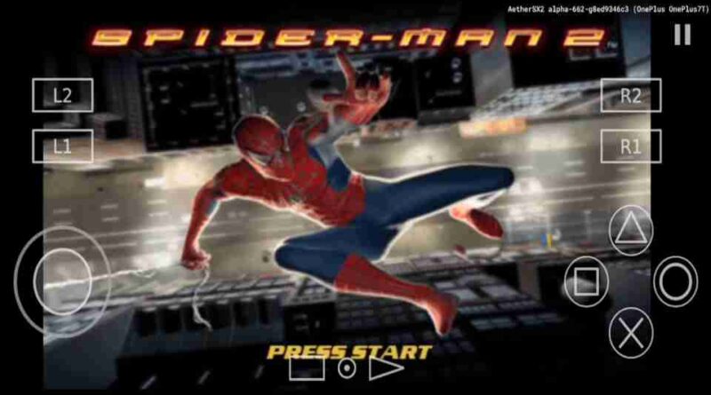 Spider-Man 2 PS2 Emulator APK - AetherSX2 Android