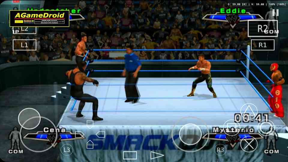 WWE SmackDown vs. Raw 2007  AetherSX2 + Best Setting  PS2 Emulator For Android #3