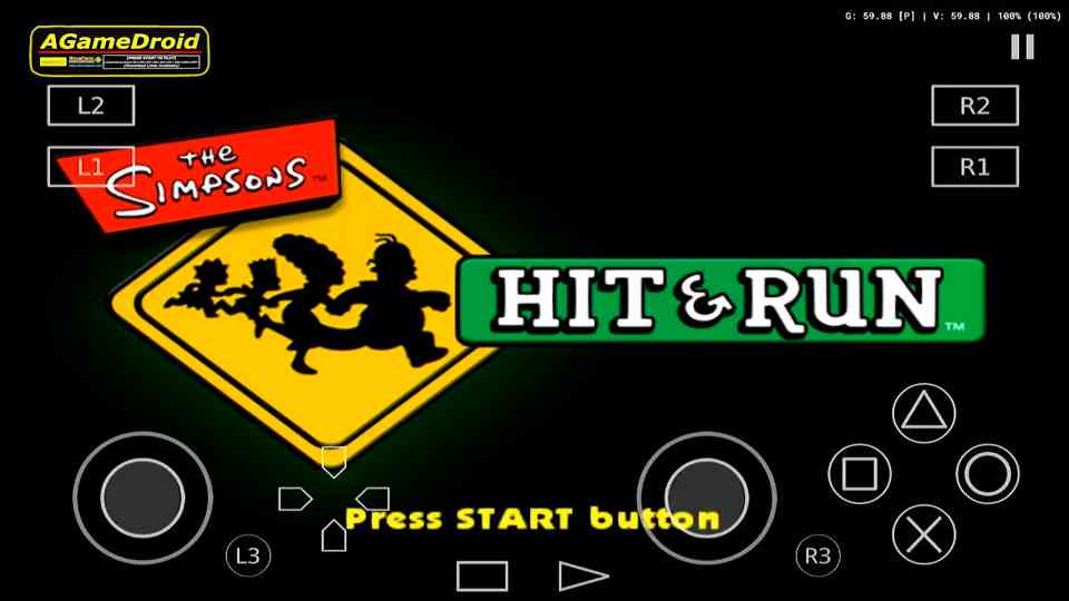Simpsons The Hit & Run AetherSX2 + Best Setting PS2 Emulator For Android #1