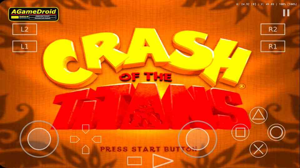 Crash of Titans PS2 Emulator For Android AetherSX2 