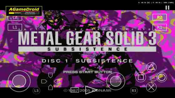 Metal Gear Solid 3 Subsistence  AetherSX2 + Best Setting  PS2 Emulator For Android #1
