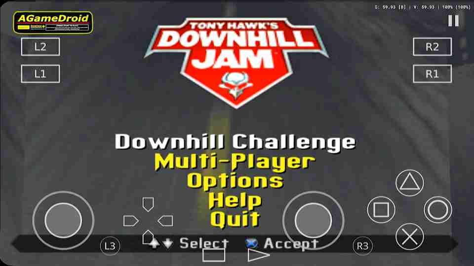 Tony Hawk's Downhill Jam AetherSX2 + Best Setting PS2 Emulator For Android #1