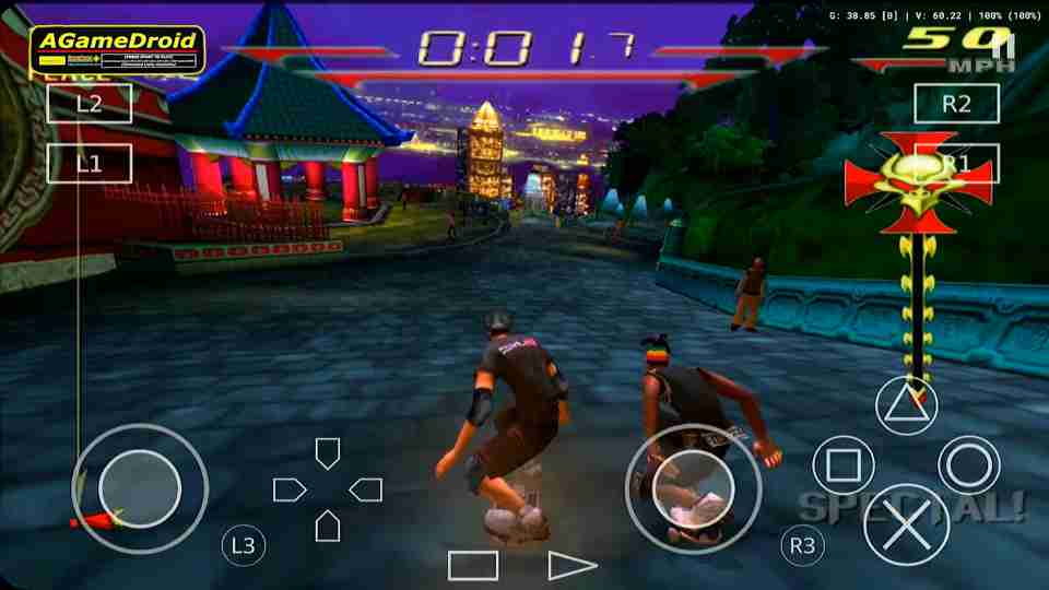 Tony Hawk's Downhill Jam AetherSX2 + Best Setting PS2 Emulator For Android #2